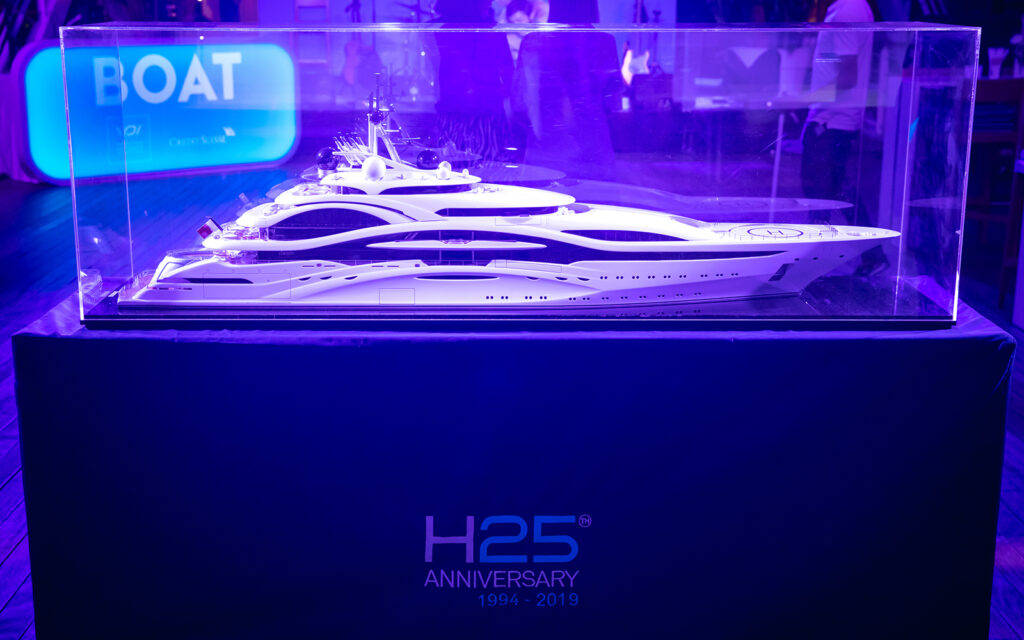H2 celebrate 25 years at the Monaco yacht show 2